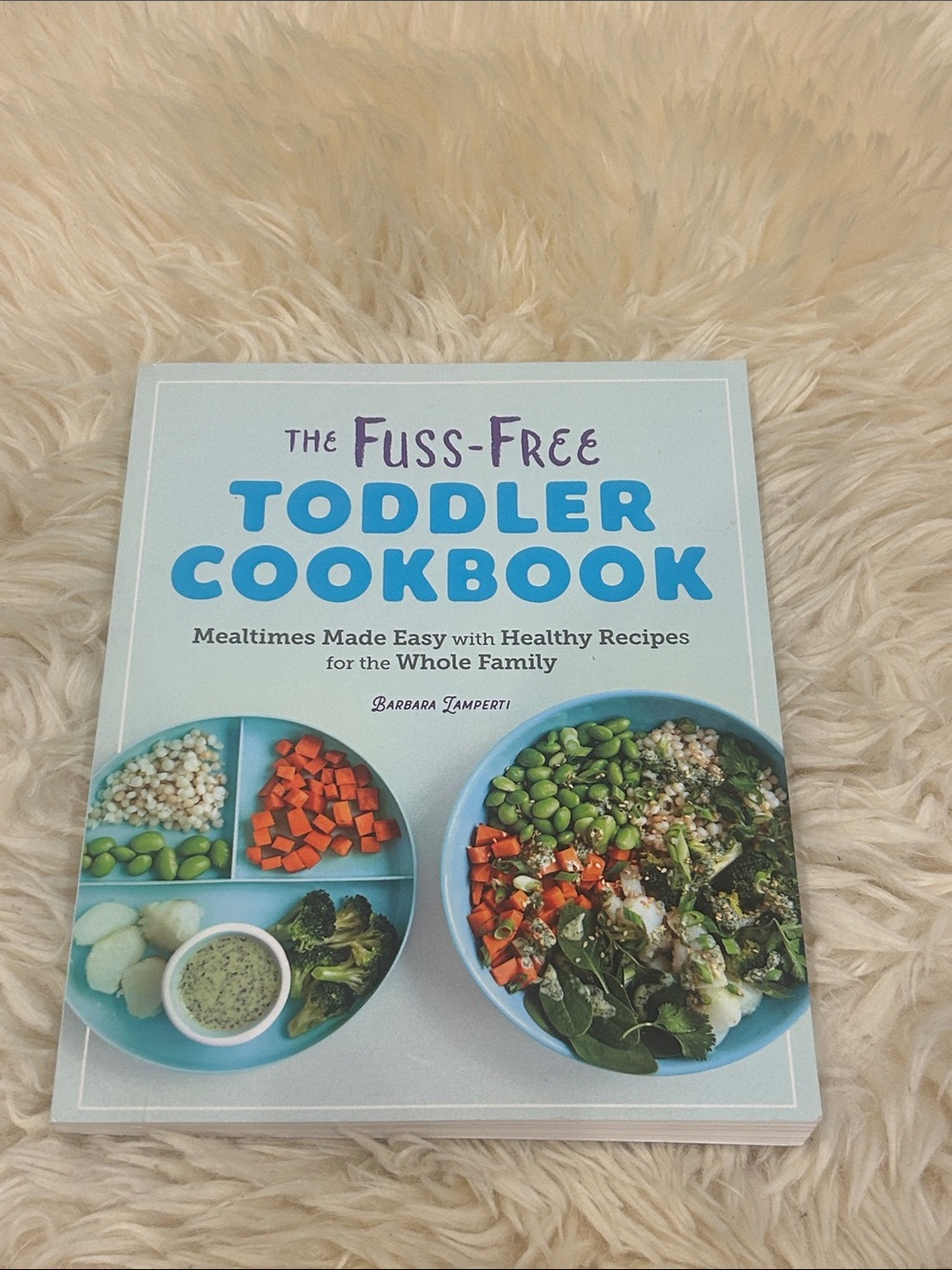 The Fuss-Free Toddler Cookbook - Light Blue Cover